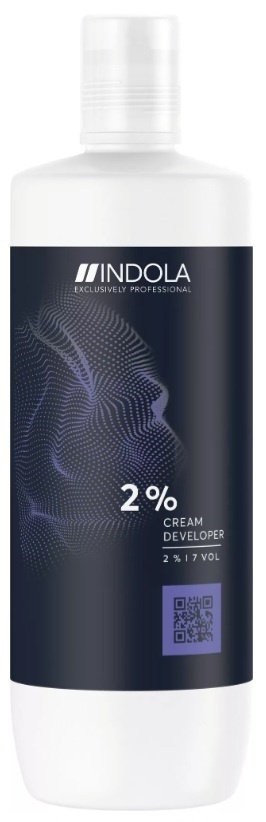 Developer Indola, oksydant do farb w kremie, 2%, 1000ml