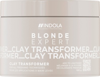 INDOLA BLONDE EXPERT Clay Transformer, dodatek do rozjaśniacza, 125g