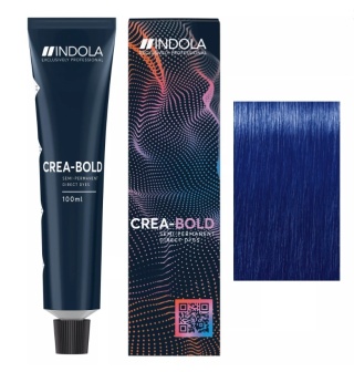 INDOLA Crea Bold, farba semipermamentna/bez dodatku developera, Indigo Blue , 100ml