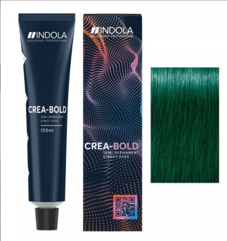 INDOLA Crea Bold, farba semipermamentna/bez dodatku developera, Teal Green, 100ml