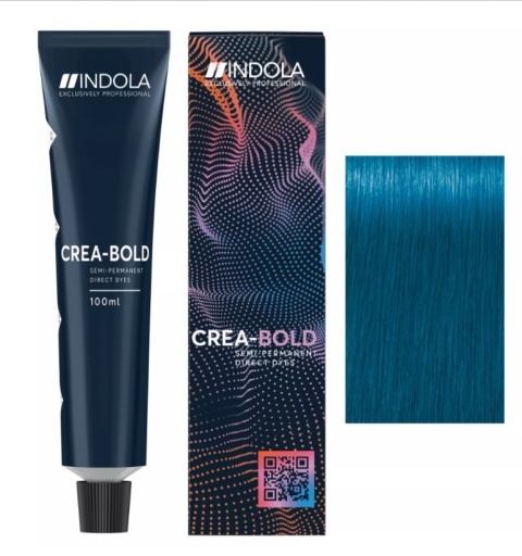 INDOLA Crea Bold, farba semipermamentna/bez dodatku developera, Turquoise Blue , 100ml