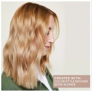 Indola Color Style Mousse, pianka koloryzująca, Beżowy Blond/Beige Blonde, 200 ml