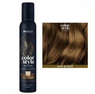 Indola Color Style Mousse, pianka koloryzująca, Ciemny Blond/Dark Blonde , 200 ml