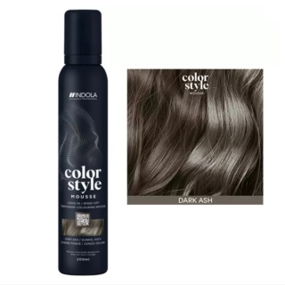 Indola Color Style Mousse, pianka koloryzująca, Ciemny Popiel/Dark Ash, 200 ml