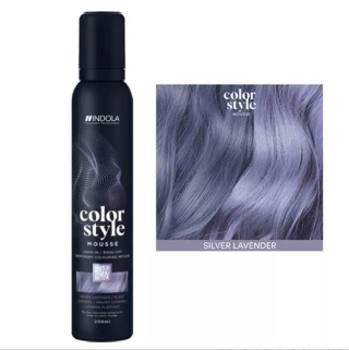 Indola Color Style Mousse, pianka koloryzująca, Lawendowo Srebrny/Silver Lavender , 200 ml