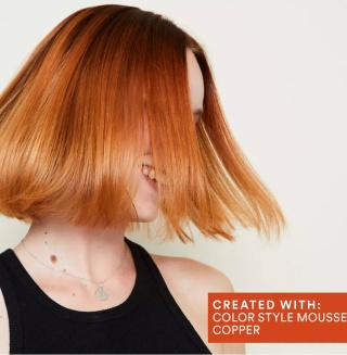 Indola Color Style Mousse, pianka koloryzująca, Miedziana/Cooper , 200 ml