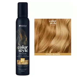 Indola Color Style Mousse, pianka koloryzująca, Miodowy Blond/Honey Blonde, 200 ml