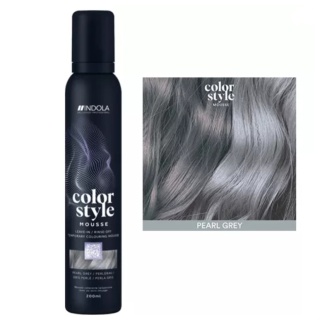 Indola Color Style Mousse, pianka koloryzująca, Perłowy Szary/Pearl Grey , 200 ml