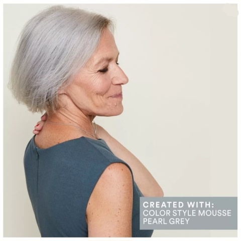 Indola Color Style Mousse, pianka koloryzująca, Perłowy Szary/Pearl Grey , 200 ml