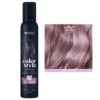 Indola Color Style Mousse, pianka koloryzująca, Soft Mauve, 200 ml