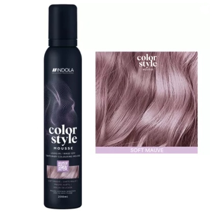 Indola Color Style Mousse, pianka koloryzująca, Soft Mauve, 200 ml